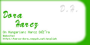 dora harcz business card